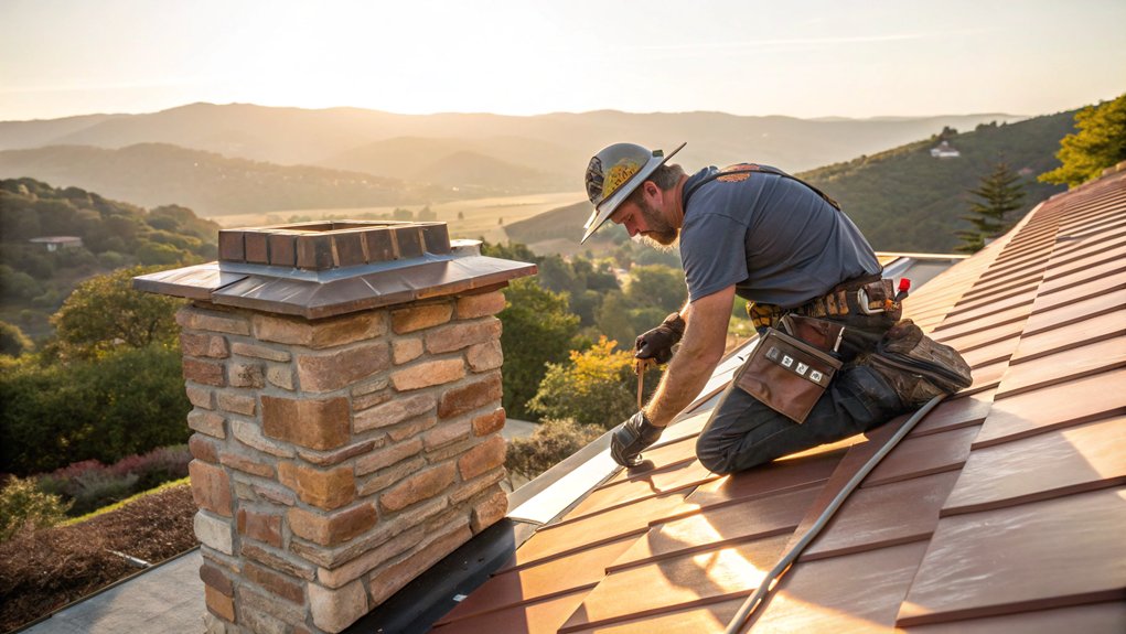 Chimney Flashing Repairs