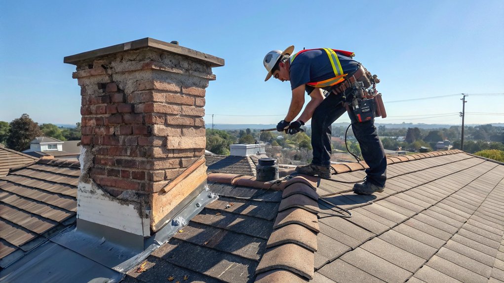 Chimney Flashing Repair