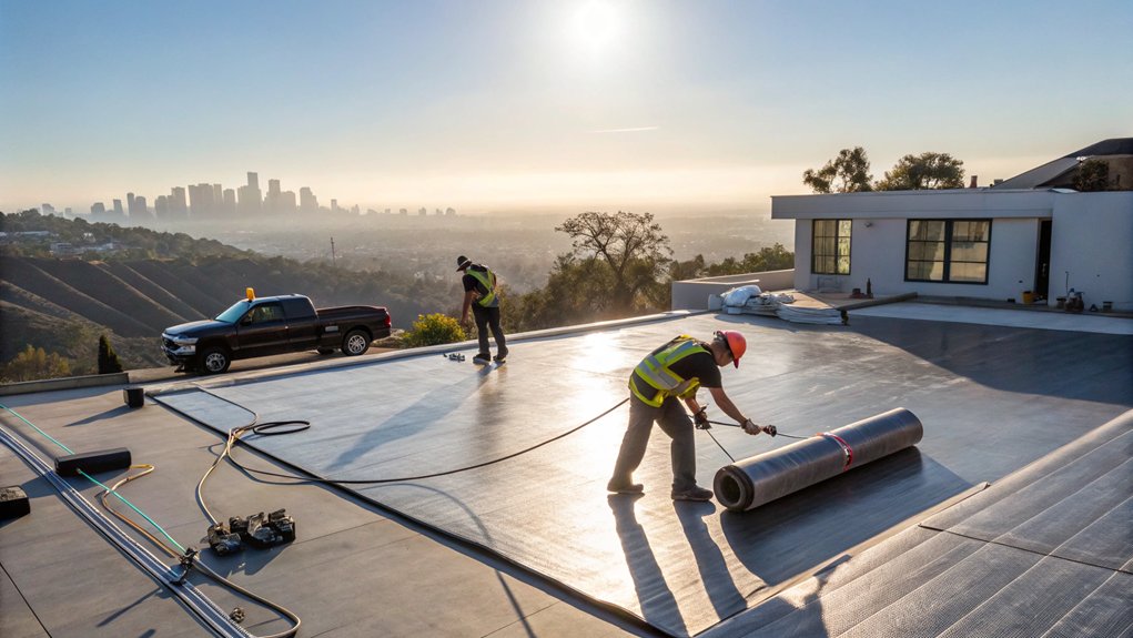 Flat Roof Installation