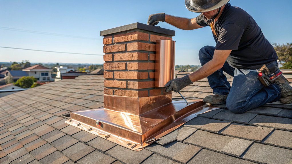 Chimney Flashing Installation
