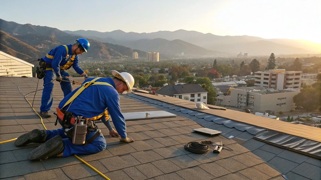 Solar Panel Roof Installation