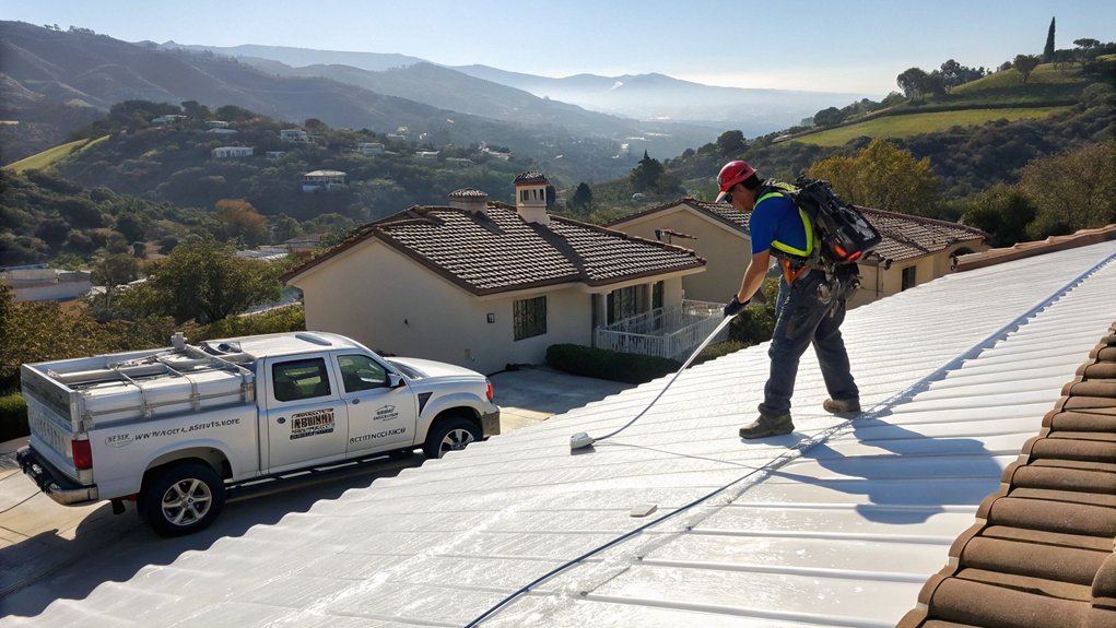 Protective Roof Coatings Installation