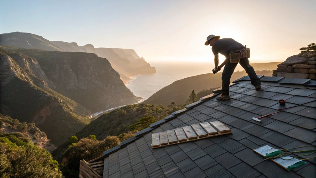 Slate Roof Installation