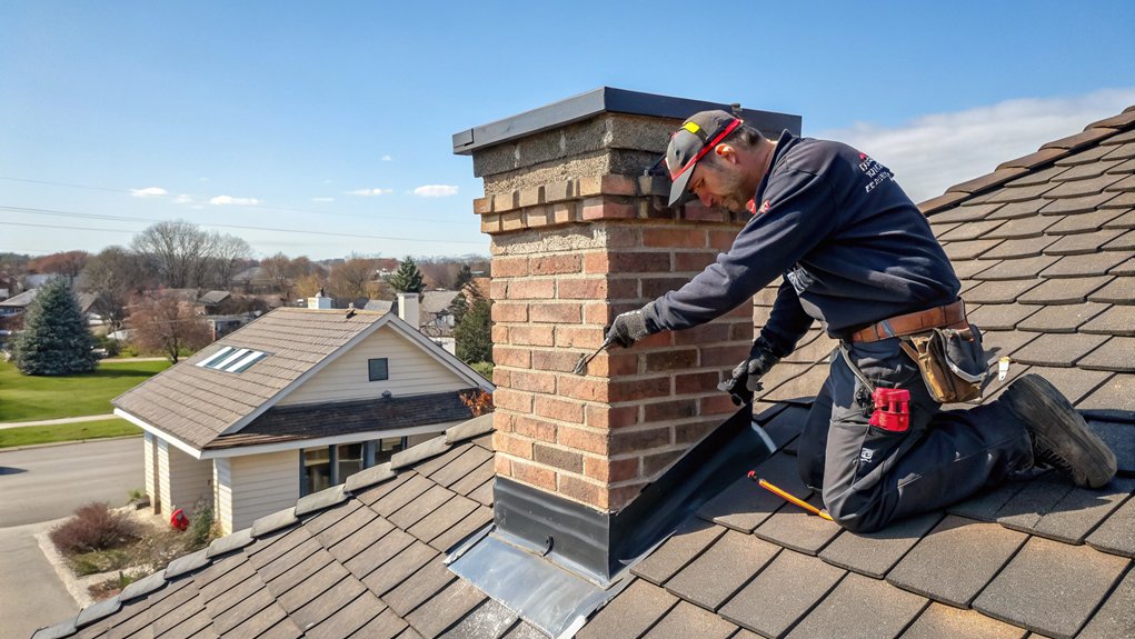 Chimney Flashing Repair Service