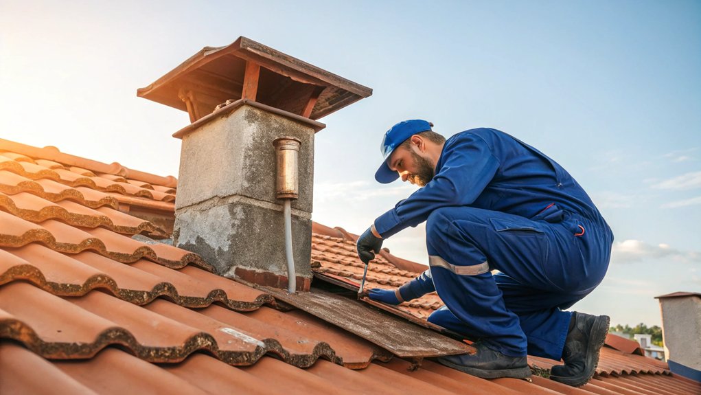 Chimney Flashing Repairs