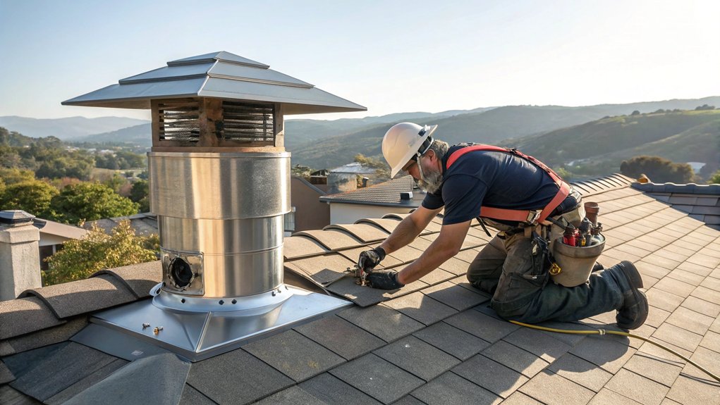 Chimney Cap Installation