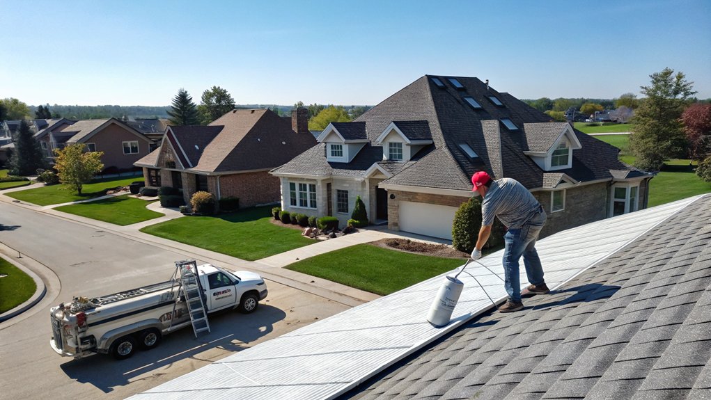 Protective Roof Coatings Installation