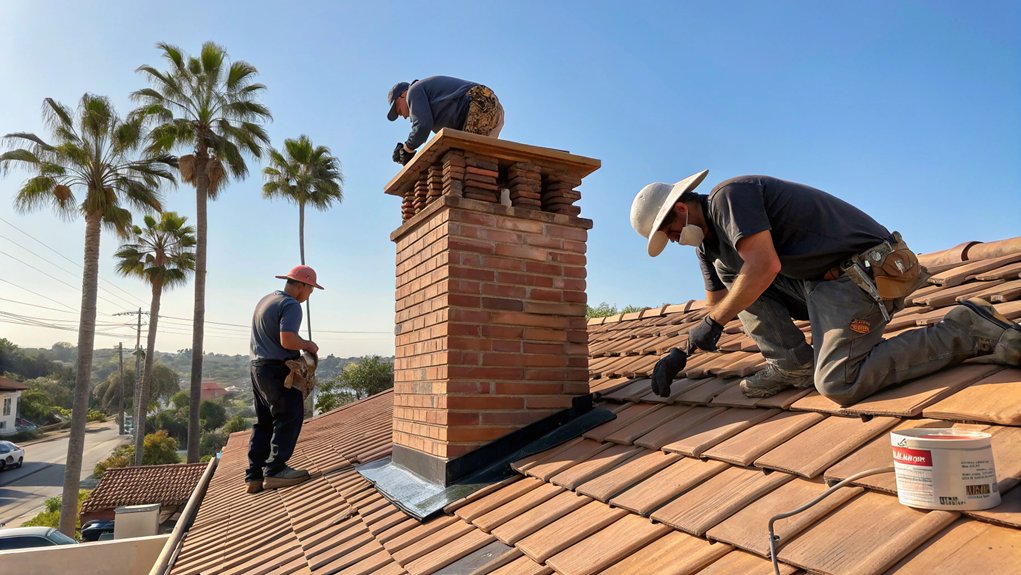 Chimney Flashing Repair