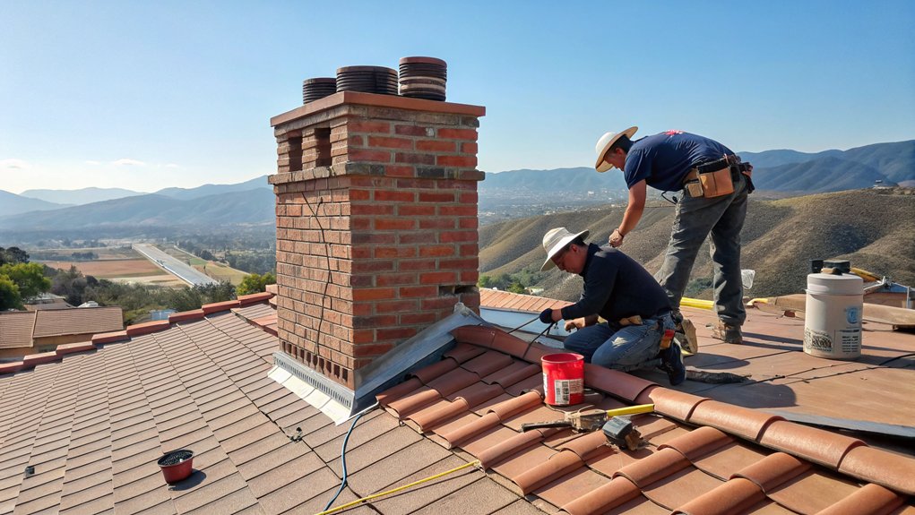 Chimney Flashing Repair Service