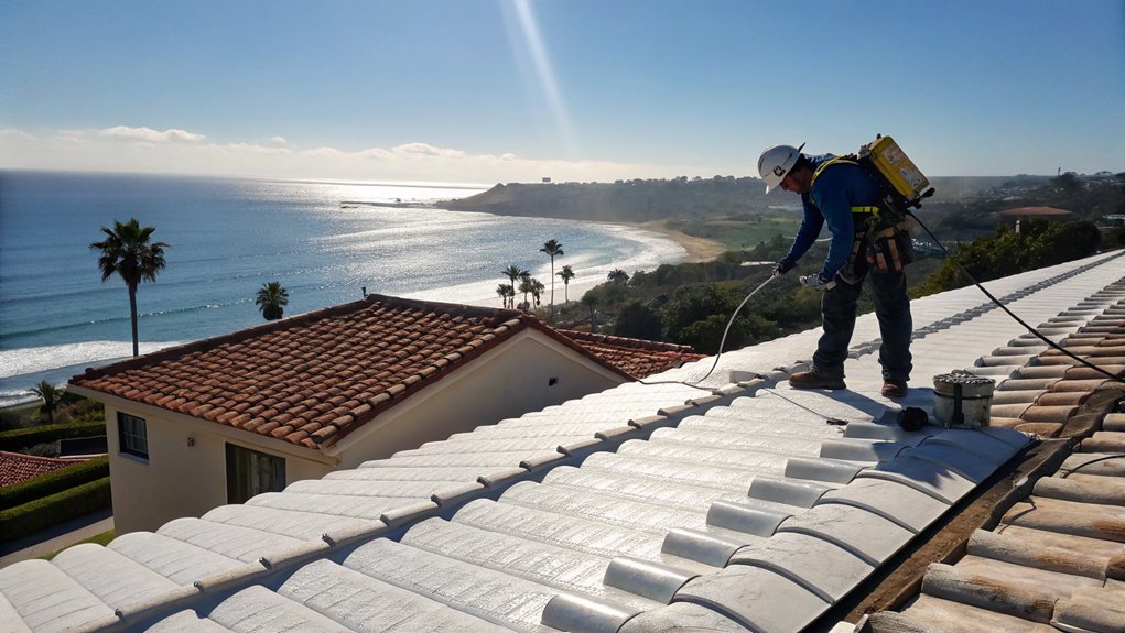 Protective Roof Coatings Installation