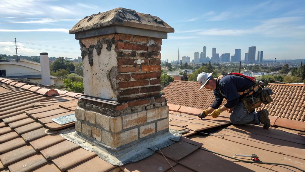 Chimney Flashing Repair Services