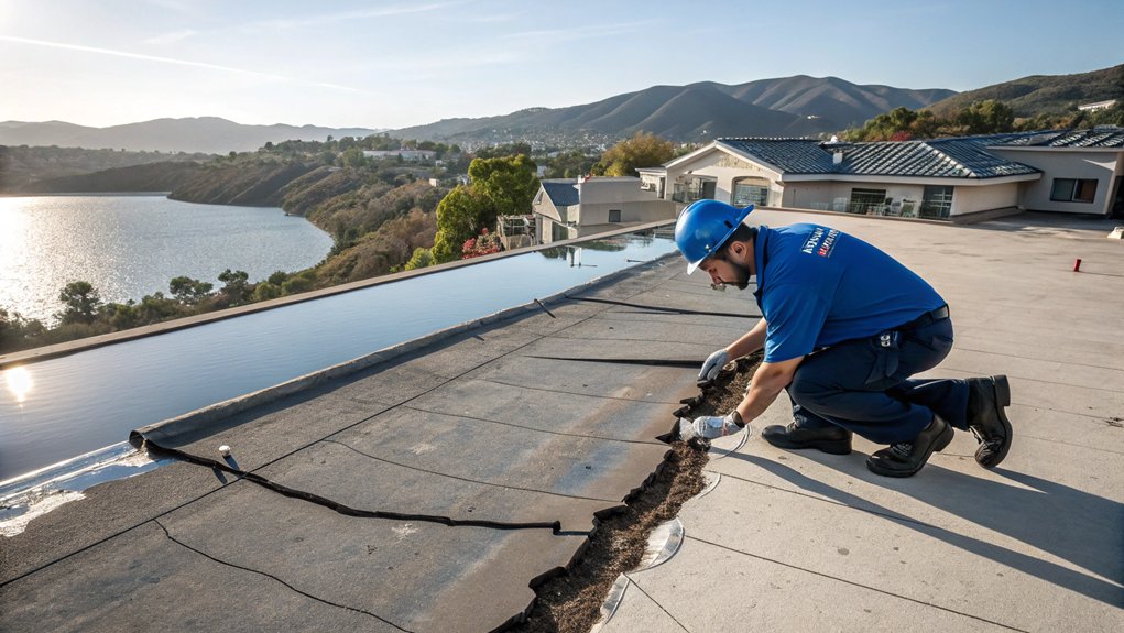 Flat Roof Leak Repair