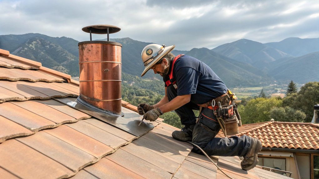 Chimney Flashing Repairs