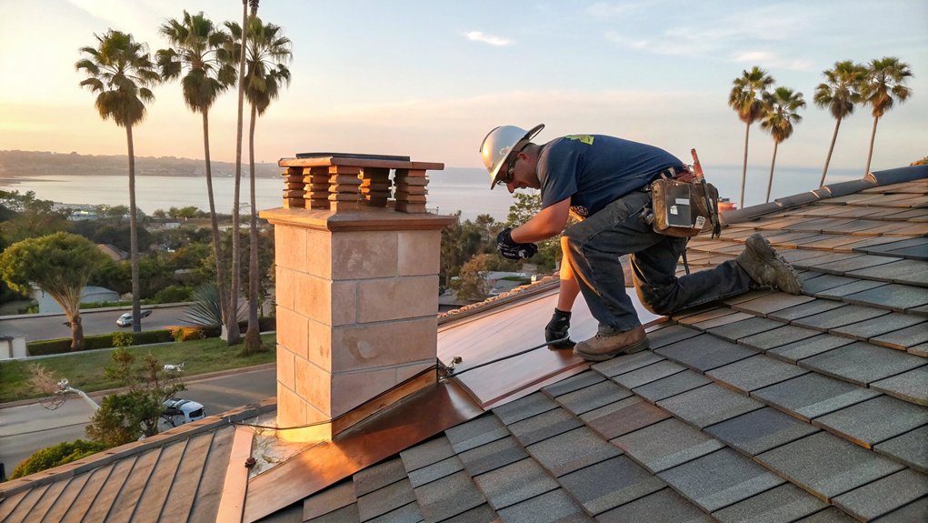 Chimney Flashing Repairs