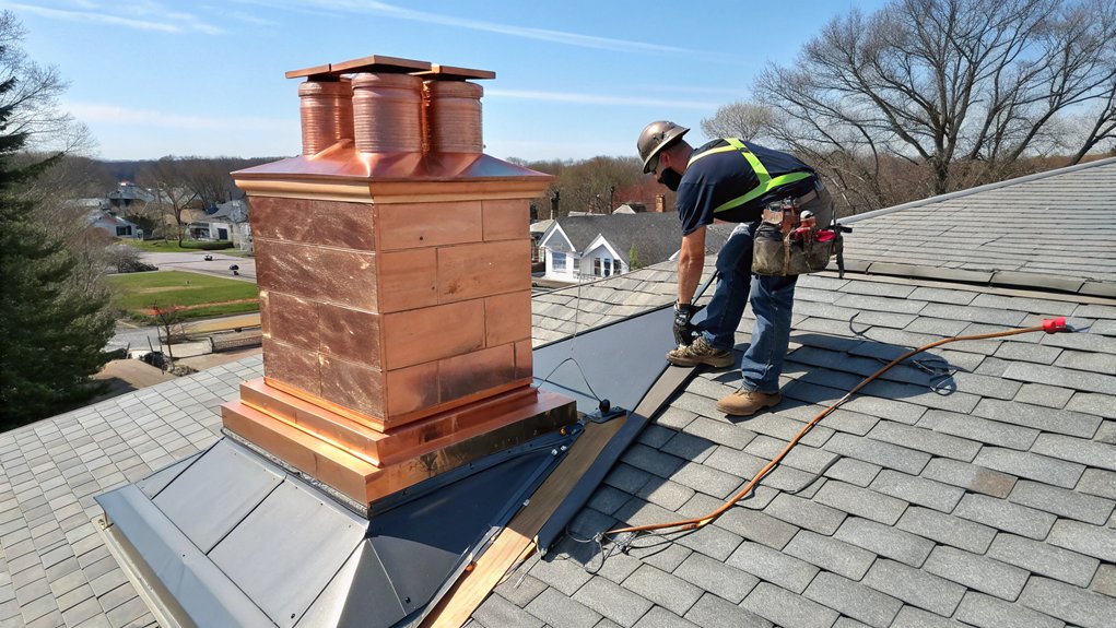 Chimney Flashing Installation