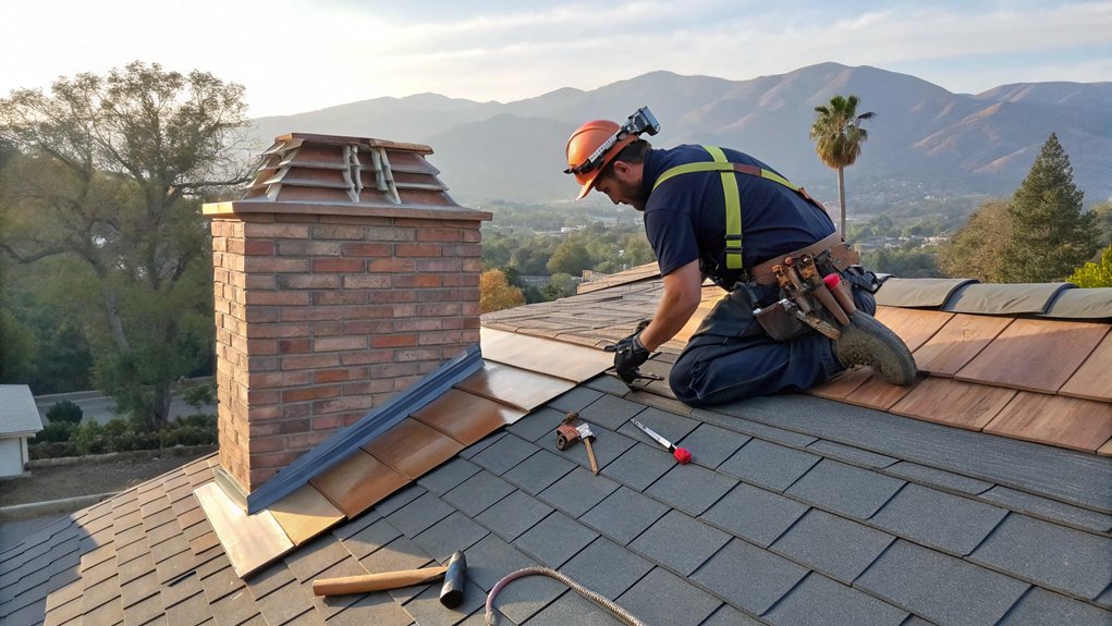 Chimney Flashing Repairs
