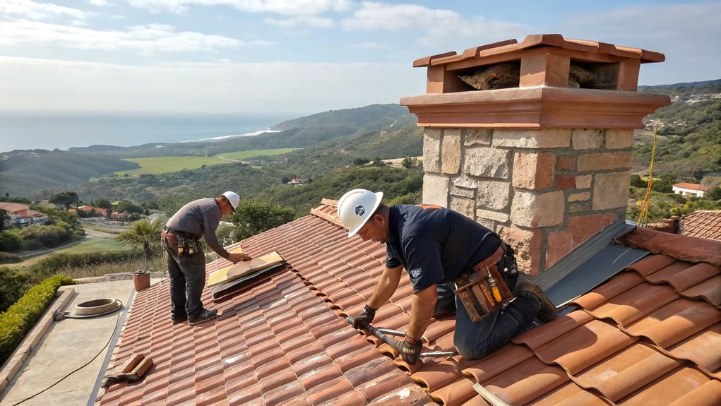 Chimney Flashing Repairs