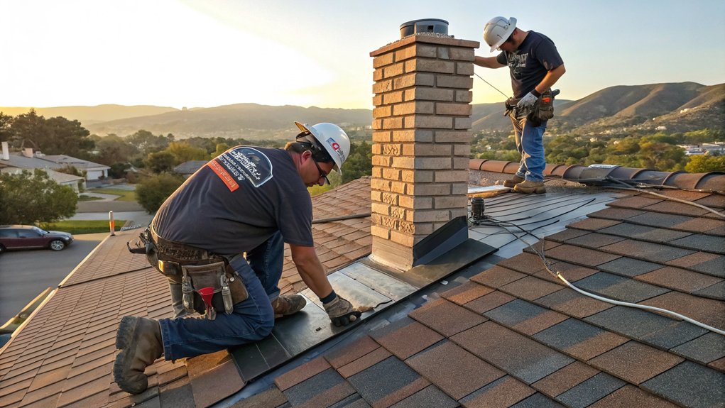 Chimney Flashing Repair