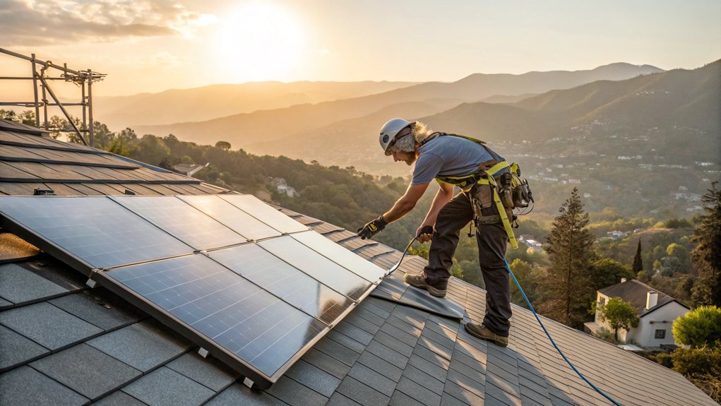 Solar Panel Roof Installations