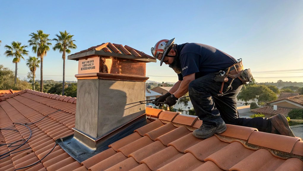 Chimney Flashing Repairs