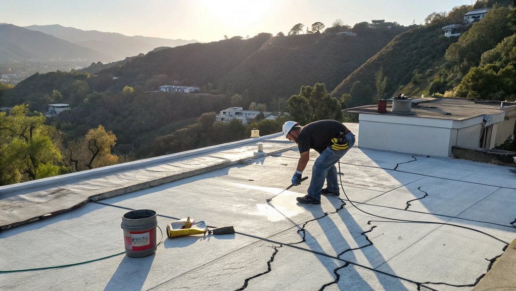 Flat Roof Leak Repair