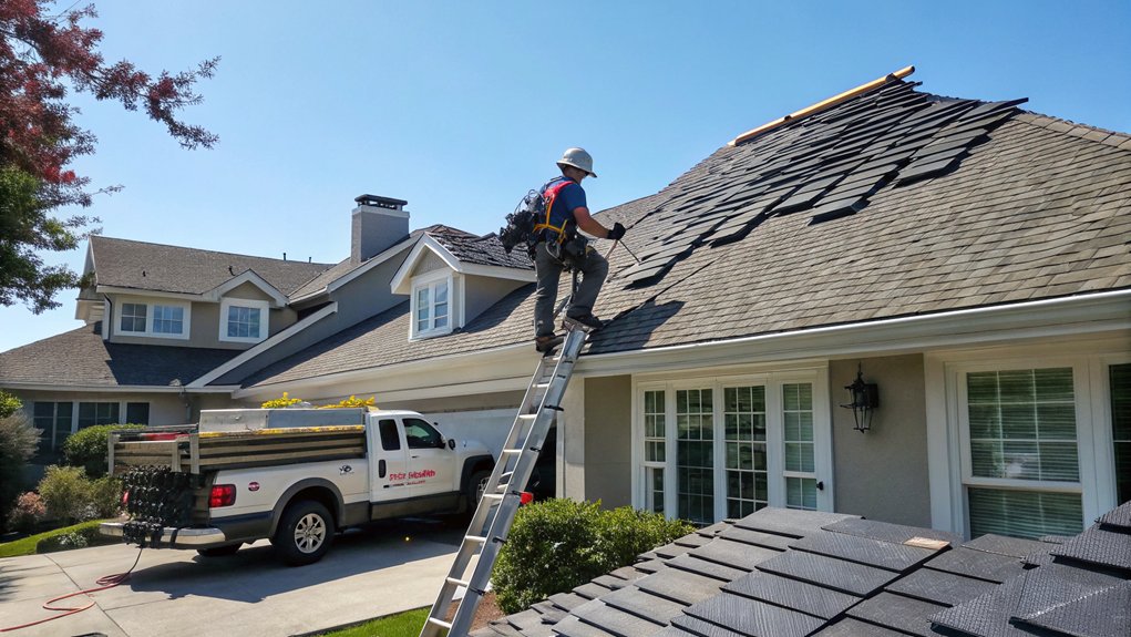 Solar Panel Roof Installation