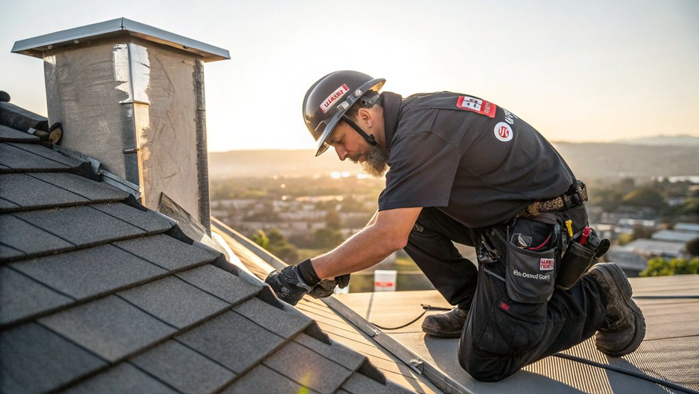 Chimney Flashing Repairs